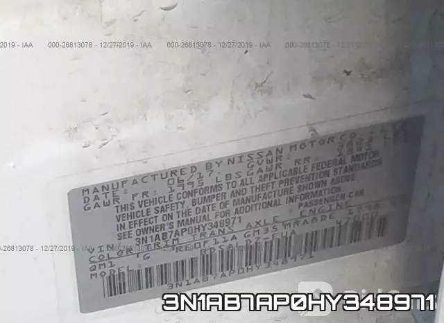 3N1AB7AP0HY348971 фото 10