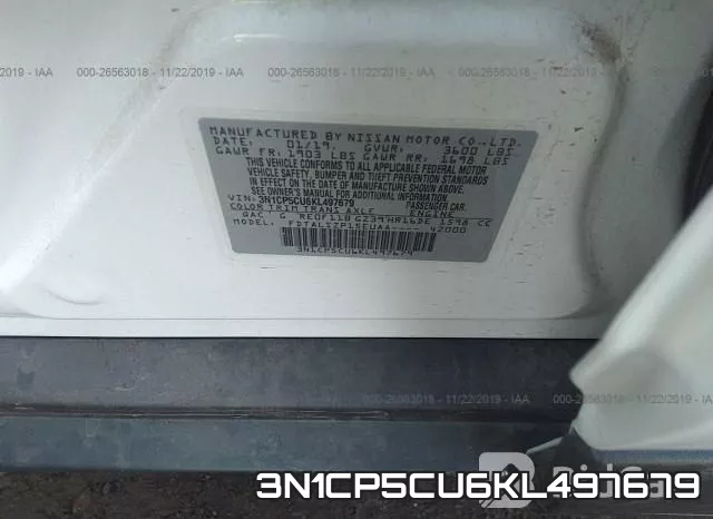 3N1CP5CU6KL497679 фото 10