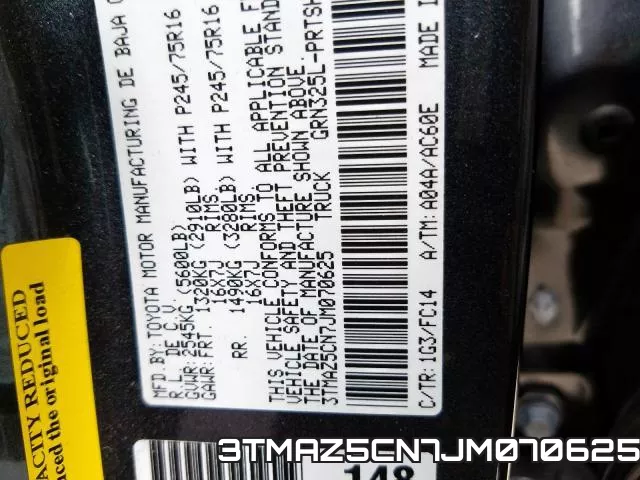 3TMAZ5CN7JM070625 фото 2
