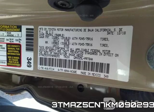 3TMAZ5CN7KM090293 фото 10
