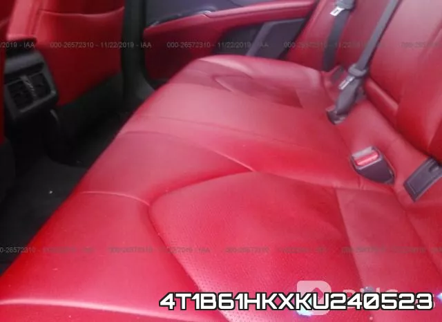 4T1B61HKXKU240523 фото 9
