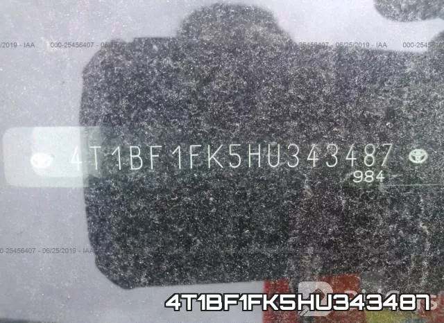 4T1BF1FK5HU343487 фото 10