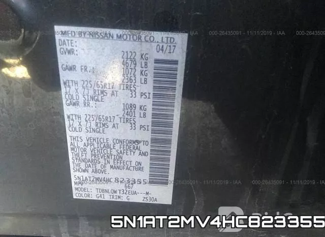 5N1AT2MV4HC823355 фото 9