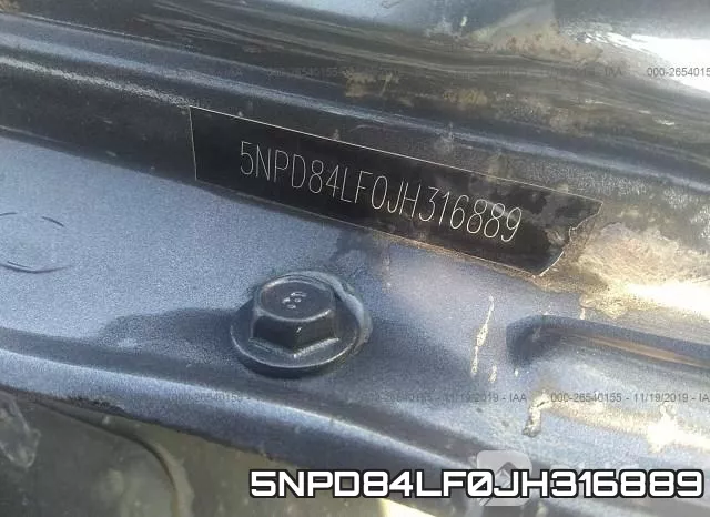 5NPD84LF0JH316889 фото 10