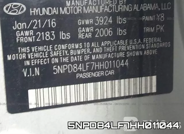 5NPD84LF7HH011044 фото 10