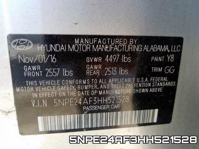 5NPE24AF3HH521528 фото 2