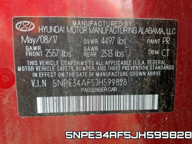 5NPE34AF5JH599828 фото 2