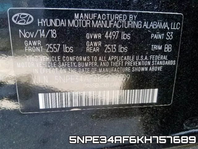 5NPE34AF6KH757689 фото 2