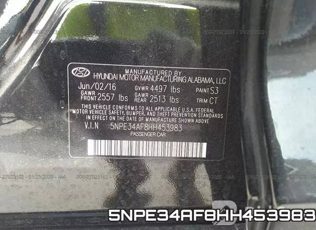 5NPE34AF8HH453983 фото 10