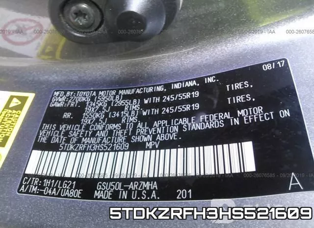 5TDKZRFH3HS521609 фото 10