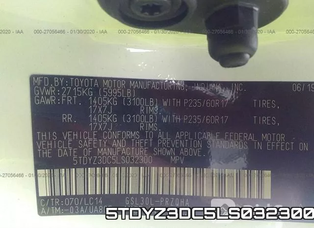 5TDYZ3DC5LS032300 фото 10