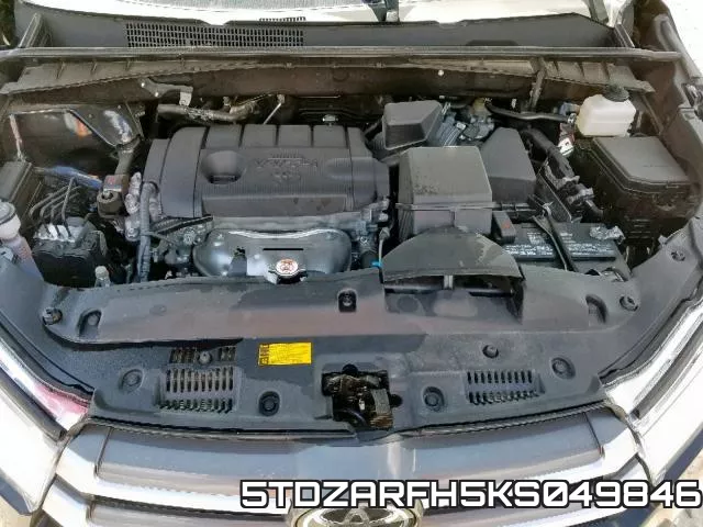 5TDZARFH5KS049846 фото 8