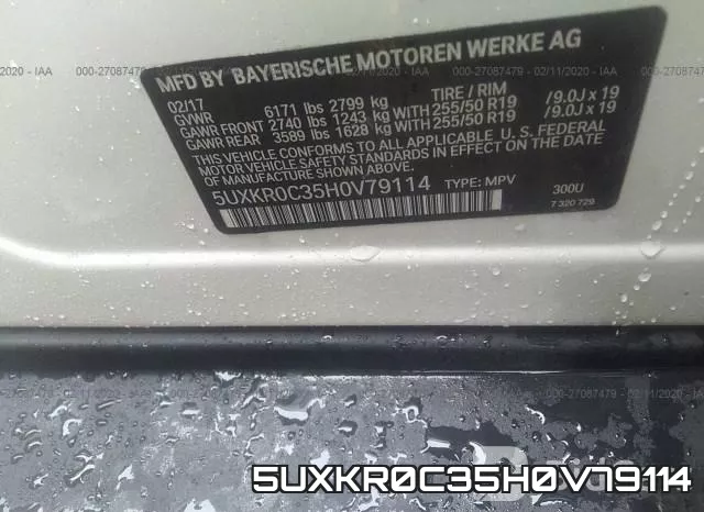 5UXKR0C35H0V79114 фото 10