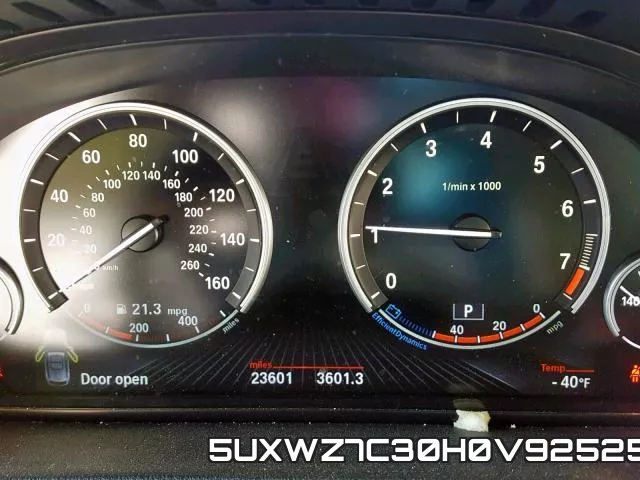 5UXWZ7C30H0V92525 фото 9
