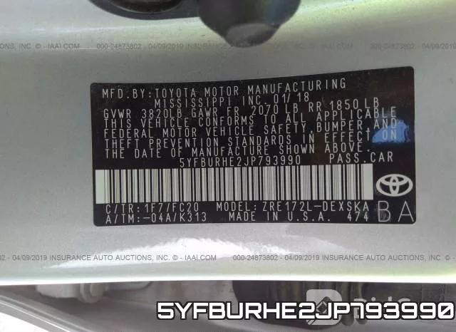 5YFBURHE2JP793990 фото 10