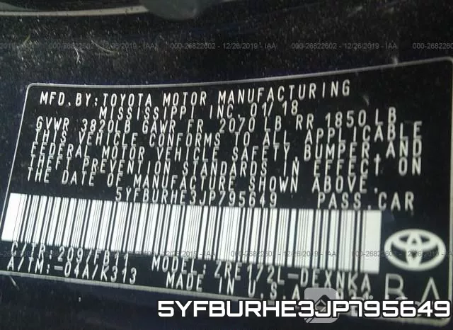 5YFBURHE3JP795649 фото 10