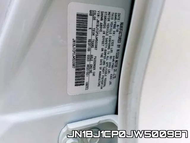 JN1BJ1CP0JW500987 фото 2
