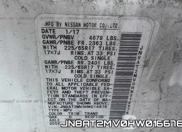 JN8AT2MV0HW016676 фото 10