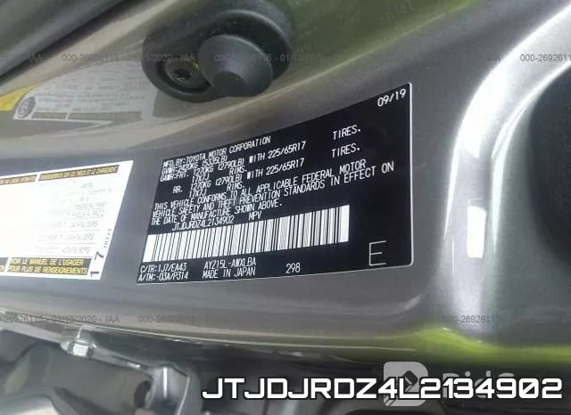 JTJDJRDZ4L2134902 фото 10
