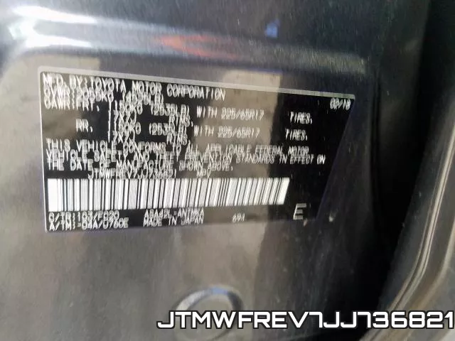 JTMWFREV7JJ736821 фото 2