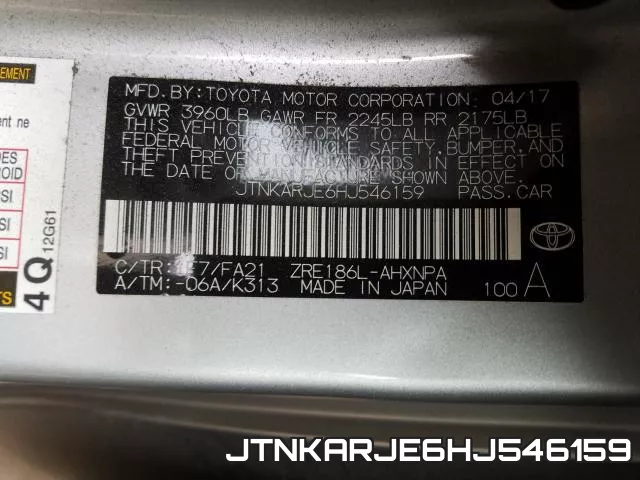 JTNKARJE6HJ546159 фото 2