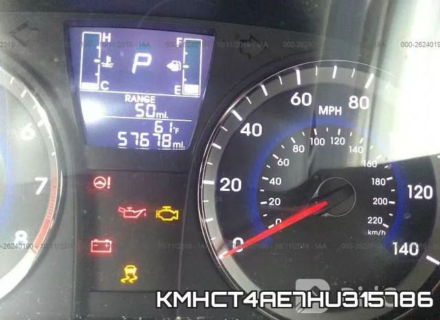 KMHCT4AE7HU315786 фото 8