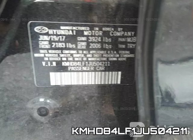 KMHD84LF1JU504211 фото 10