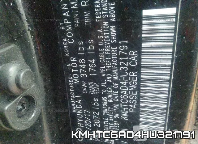 KMHTC6AD4HU321791 фото 10