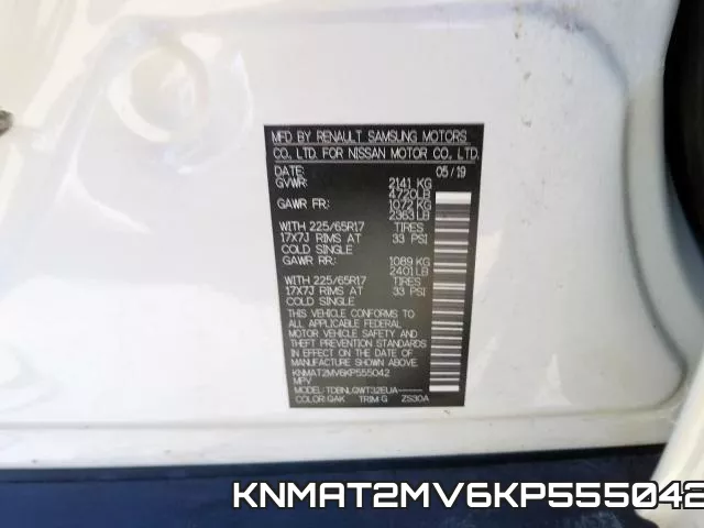 KNMAT2MV6KP555042 фото 2