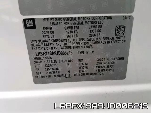 LRBFX1SA9JD006213 фото 2