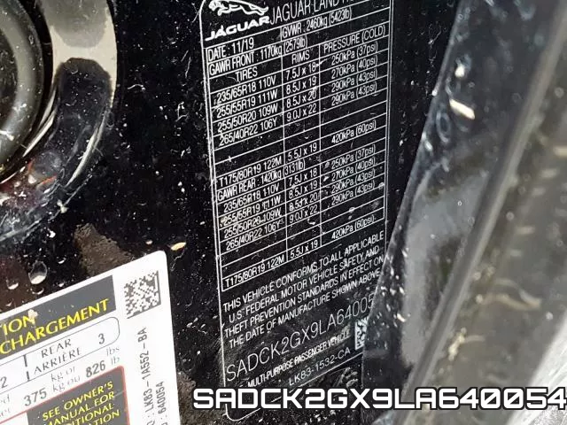 SADCK2GX9LA640054 фото 2