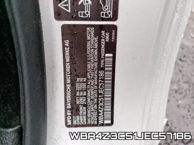 WBA4Z3C51JEC57186 фото 2