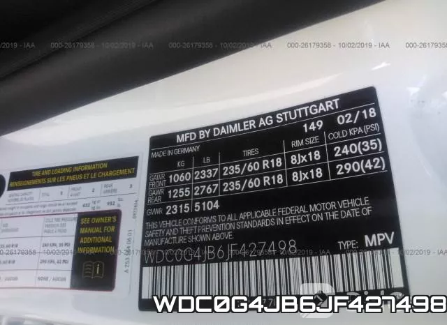 WDC0G4JB6JF427498 фото 10