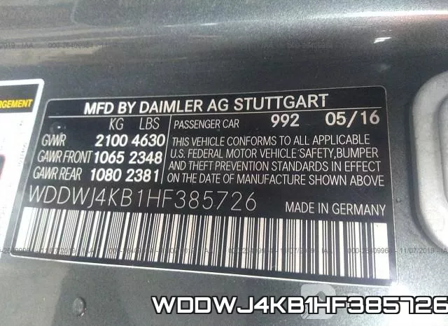 WDDWJ4KB1HF385726 фото 10