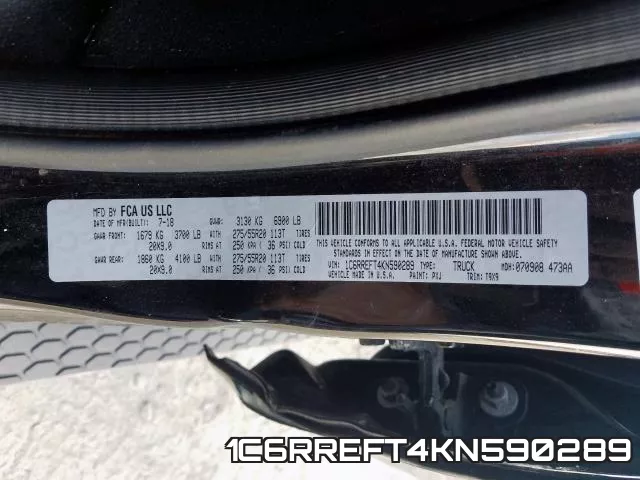 1C6RREFT4KN590289 фото 2