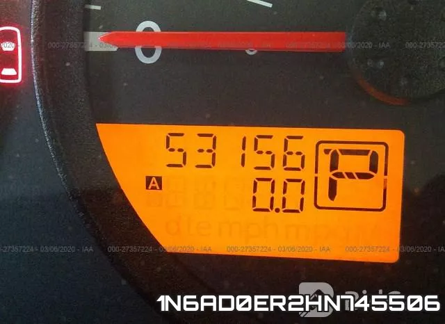 1N6AD0ER2HN745506 фото 8