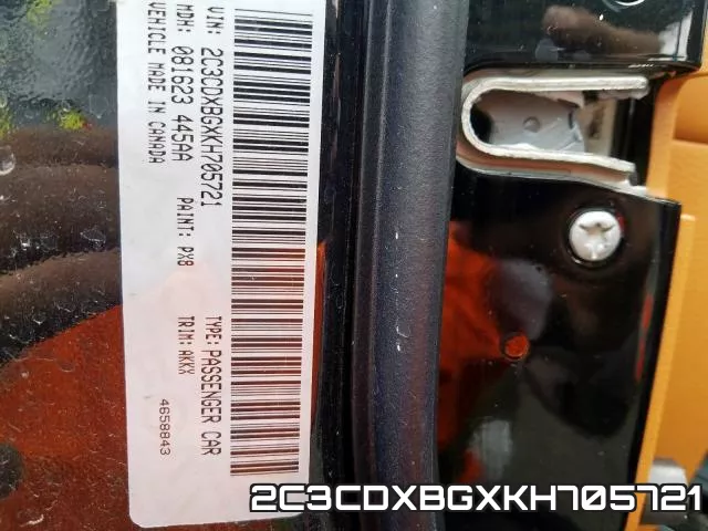 2C3CDXBGXKH705721 фото 2
