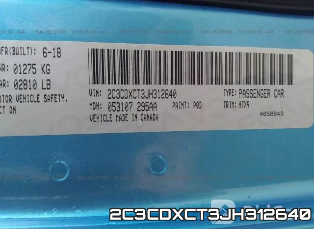 2C3CDXCT3JH312640 фото 10