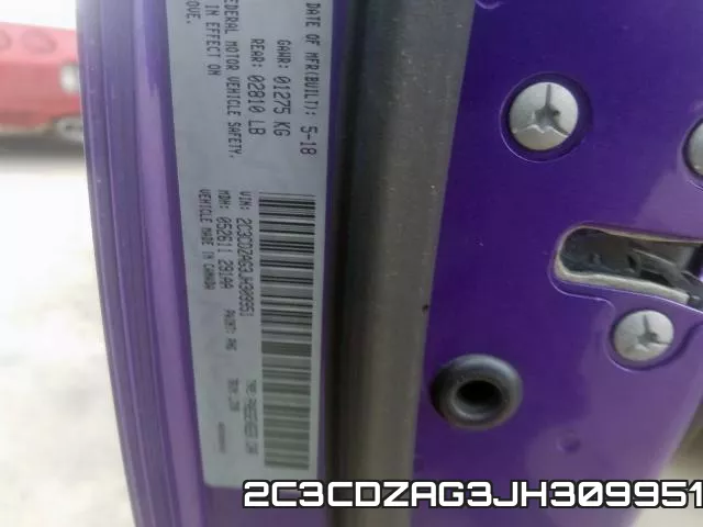2C3CDZAG3JH309951 фото 2