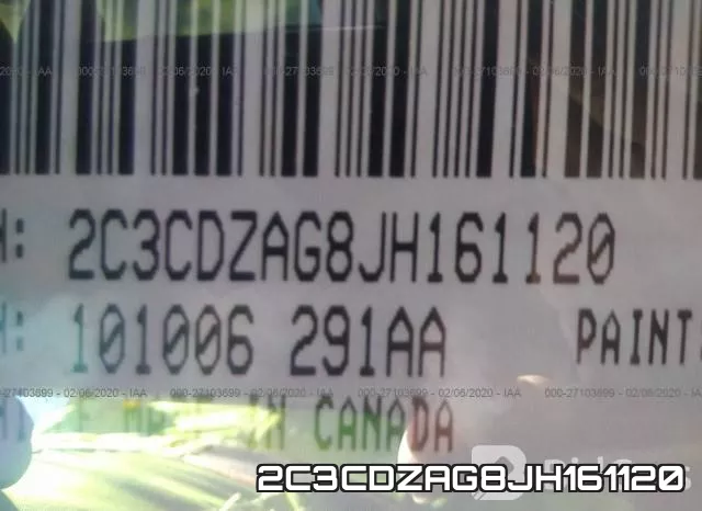 2C3CDZAG8JH161120 фото 10