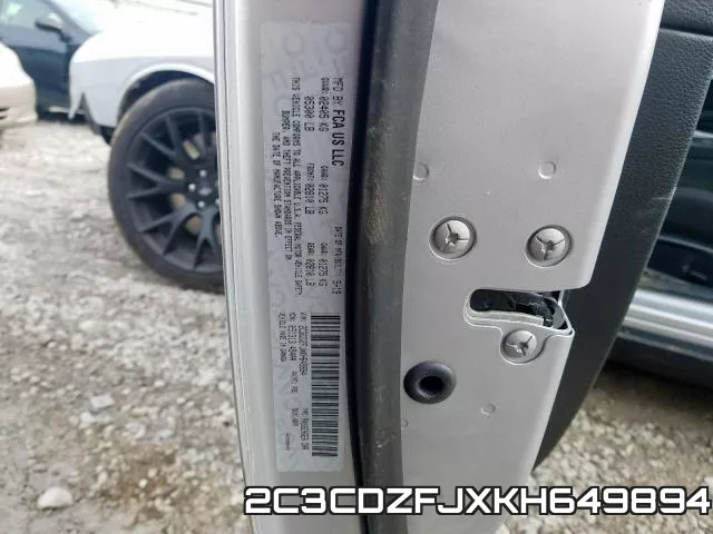 2C3CDZFJXKH649894 фото 2