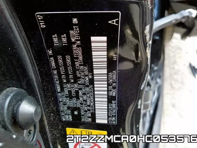 2T2ZZMCA0HC053576 фото 2