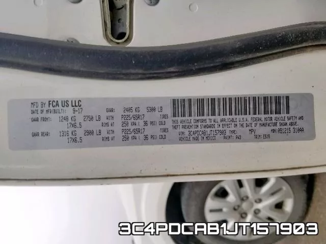 3C4PDCAB1JT157903 фото 2