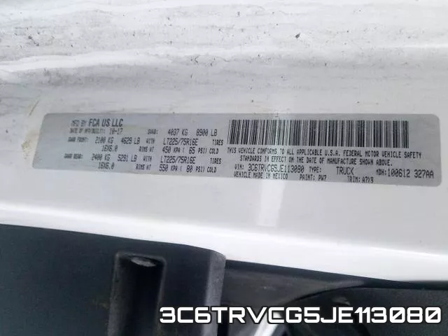 3C6TRVCG5JE113080 фото 2