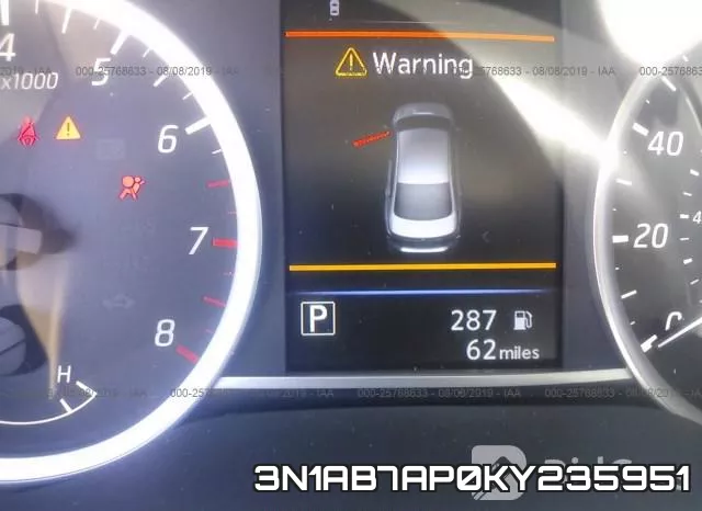 3N1AB7AP0KY235951 фото 8