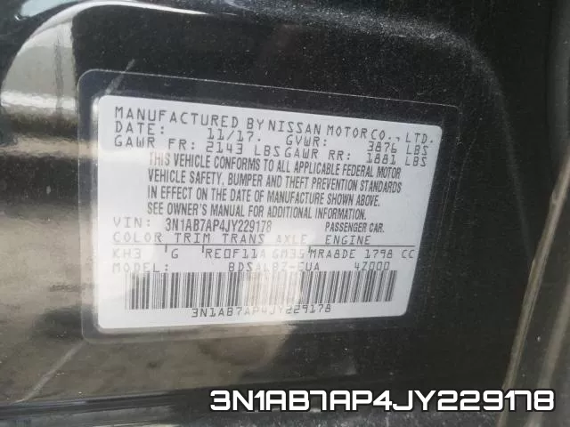 3N1AB7AP4JY229178 фото 2