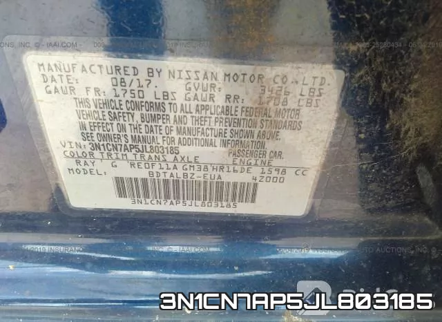 3N1CN7AP5JL803185 фото 10