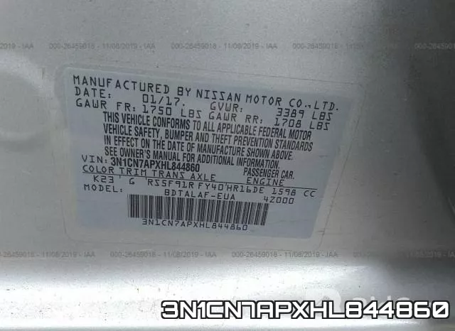 3N1CN7APXHL844860 фото 10