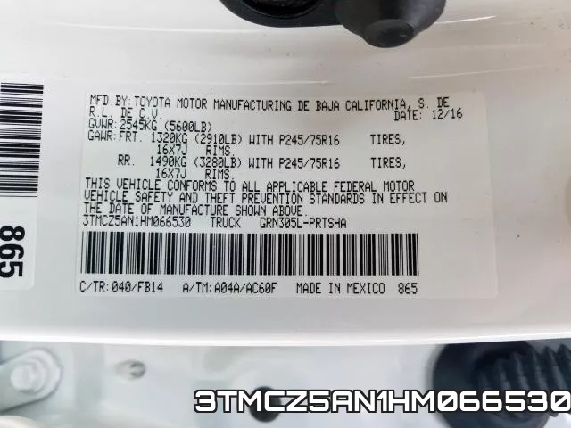 3TMCZ5AN1HM066530 фото 2
