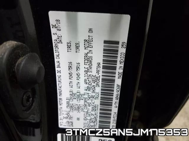 3TMCZ5AN5JM175353 фото 2